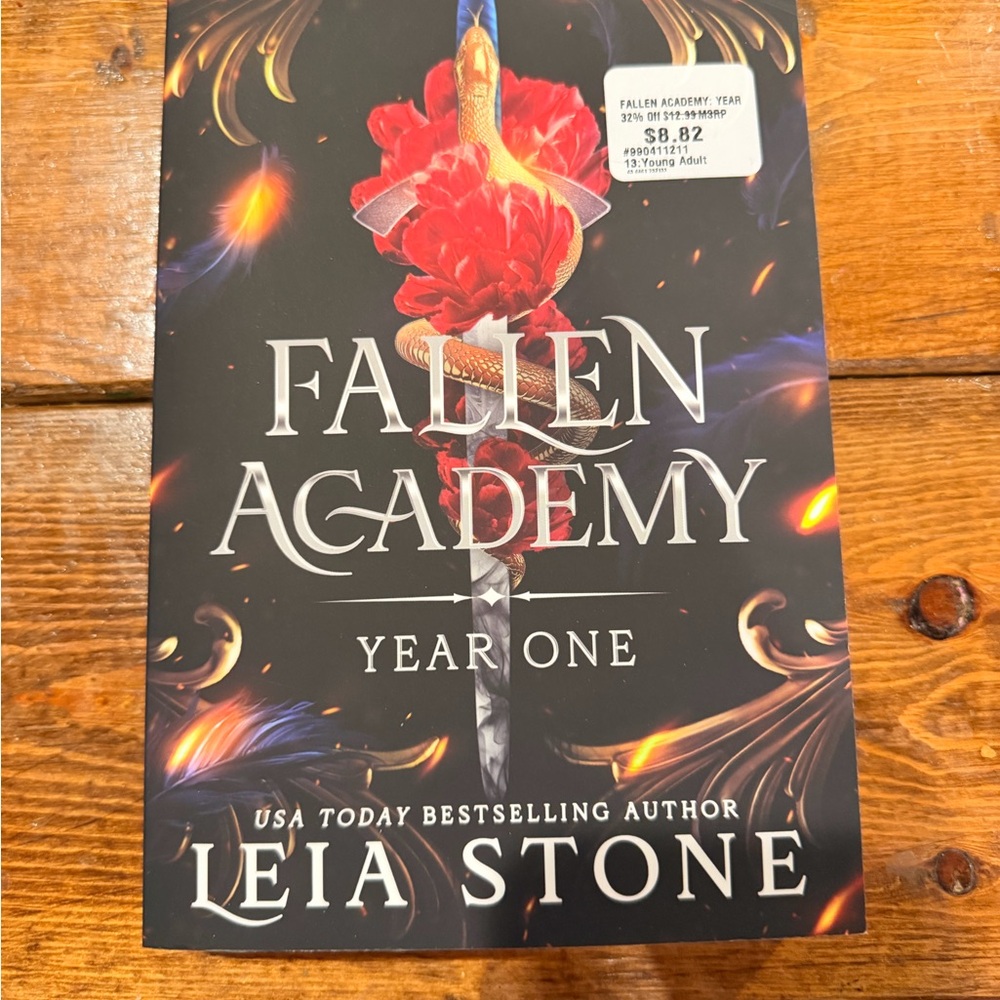 Leila Stone Fallen Academy Year One - Black and Red Cover